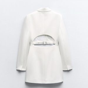 Zara cut out mini blazer dress medium
